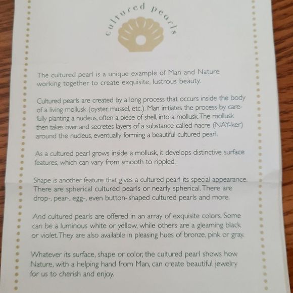 HONORA Platinum Cultured Pearl and Sterling Drop French Wire Earrings - Picture 2 of 2